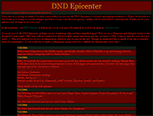 Tablet Screenshot of dndepicenter.com